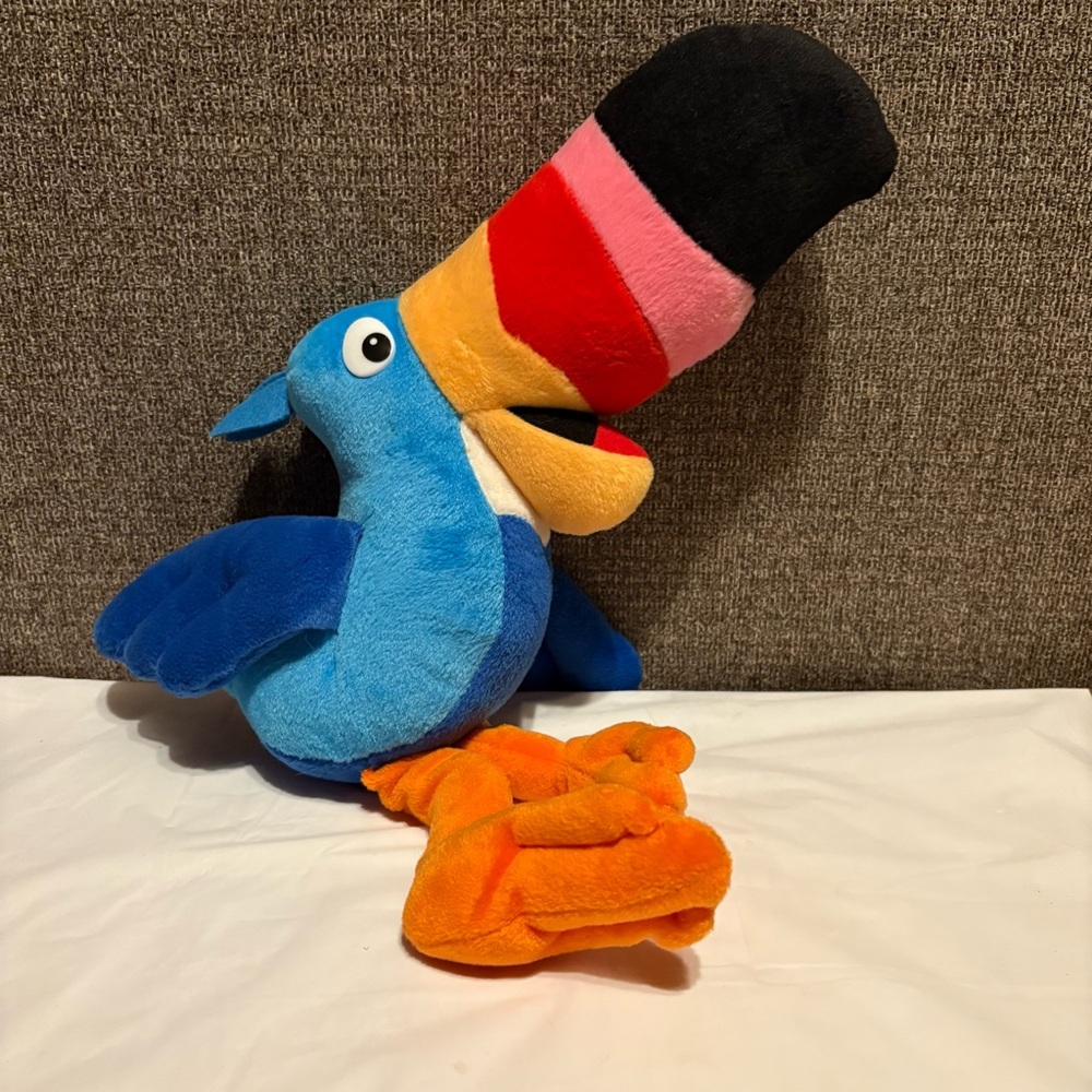 Vtg 1998 Kellogg’s Toucan Sam Bird Fruit Loops Cereal Plush Stuffed Animal Toy